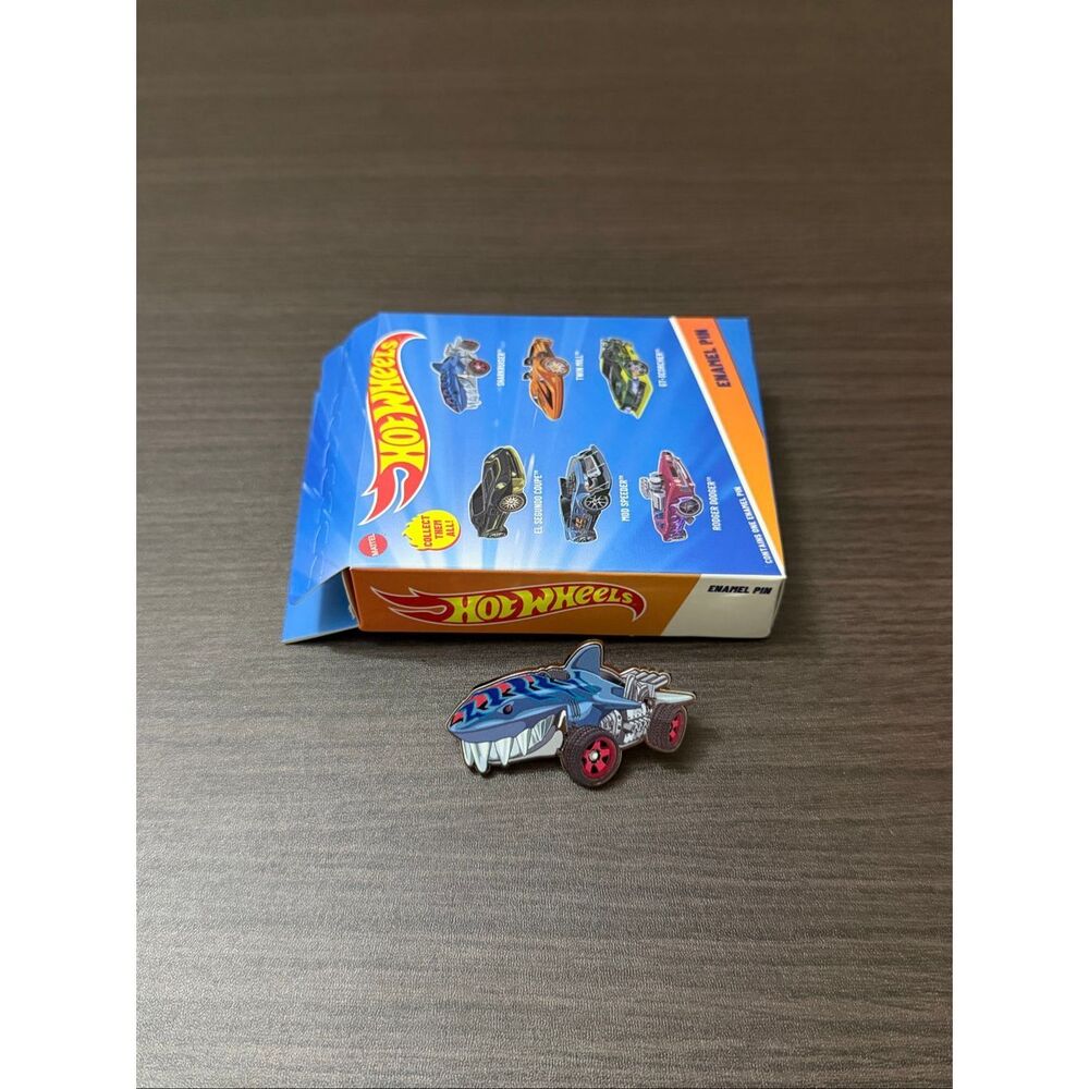Hot Wheels Car Blind Box Enamel Pin - Sharkruiser